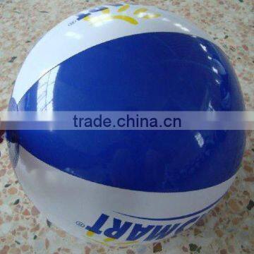 blue&white panels inflatable pvc ball