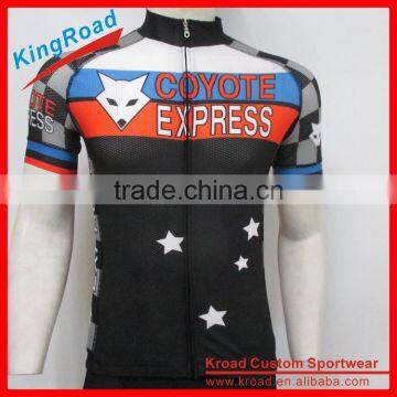 2017 design your own MITI fabric sublimated china custom men's cycling jersey printing