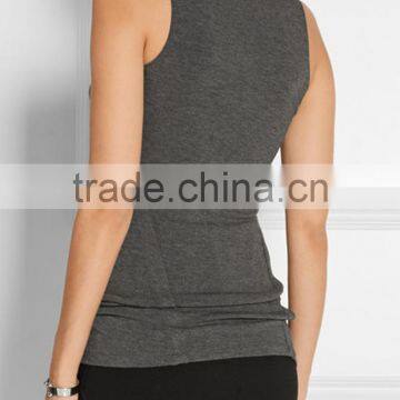 Strech Dark Gray Sports Vest Wholesale China photo-2