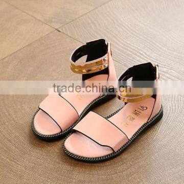 Zm35635a Summer New Designs Baby Girls Flat Sandals photo-3