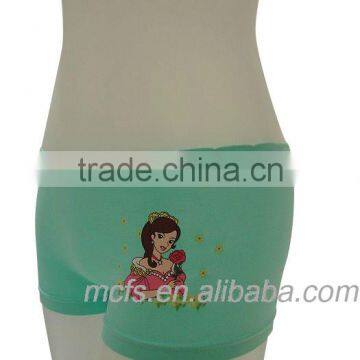 Lovely Girls' Seamless Cartoon Boxer Shorts/girls Boxer Shorts