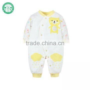 Wholesale combed cotton baby romper newest design spring kids bodysuit