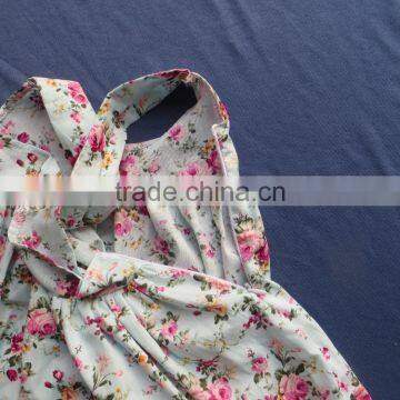 Hot Sale Sexy Baby Printed Flower Condole Belt Dress Whlesale Baby Dress Size For 6M.12M.18M. QL-83 photo-4