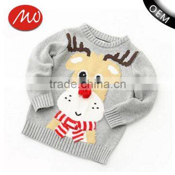 christmas cashmere reindeer pattern jumpers sweater designs for kids