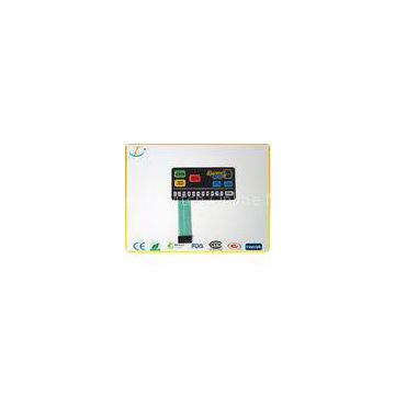 Plastic Film PCB Membrane Switch For Human Machine Interface , Membrane Touch Switches