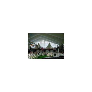 8m * 8m White PVC Roof  Outdoor Party Tents For Commercial  Event