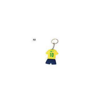 Specialized PVC Key Ring With Custom Sport T - Shirt And Number