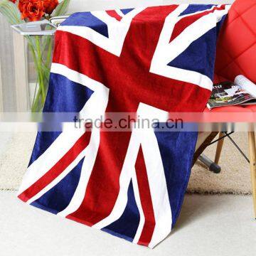 Custom Print Beach Towel 100% Cotton Printed Towe National Flag Printing Beach Towels Flag Beach Towel photo-2