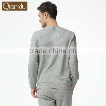Chinese Products Wholesale Qianxiu Brand Hoodie Printed Cotton Men Nightgown photo-3