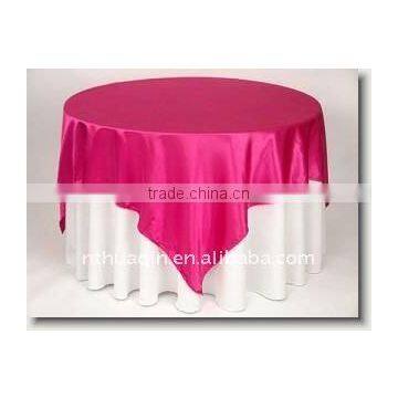 Satin fabric table overlay wedding satin overlay cheap round table overlay decorative satin table overlay