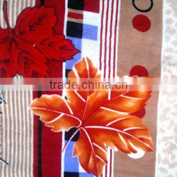 100% Polyester printed flannel fabric