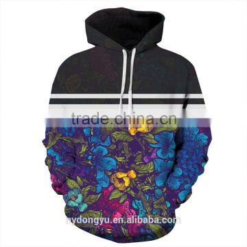 flower in bloom creative 3D pinted hoodies/ask sky unisex 3D printed sweatshirt hoodies/hot sell 3D baseball jacket