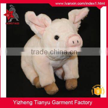 Wholesale toy animal cute design lifelike animal toy custom plush toy plush pink pig