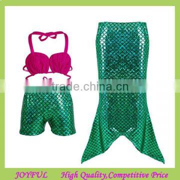 Baby girl mermaid tail swim