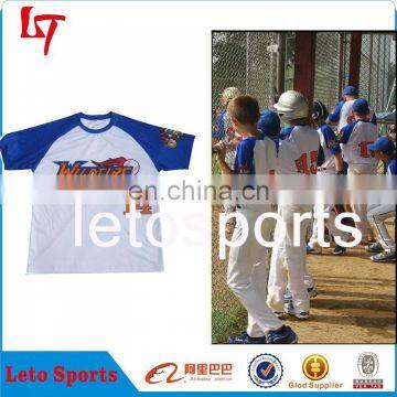 High Quality Sublimated Youth Team Baseball Jersey/Baseball Tshirt