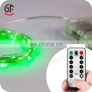 Wedding Decoration Copper Wire Colorful Mini Light Remote Control Led String For Xmas Holiday Lighting