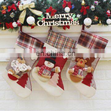 Christmas Tree Decoration Beautiful Santa Claus Snowman Elk Christmas Stocking