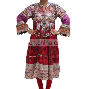 Vintage Hand Embroidered Lady Dress Banjara Kutchi Dress