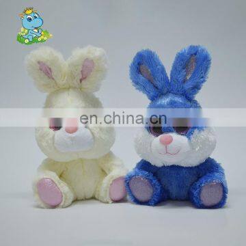 Plush type fashion custom big eyes soft rabbit toy for kids
