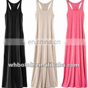 New design Lady dress maxi modal fabric long dress modal dress