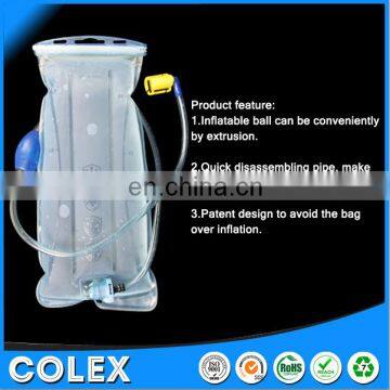 2016 hot sale inflatable blue hydration bladder, inflatable blue hydration bladder for newest