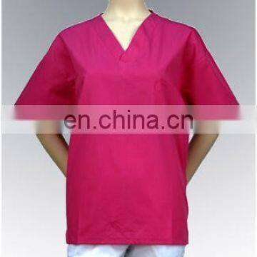 OEM Poly/cotton shortsleeves hospital uniform nurse wear uniform