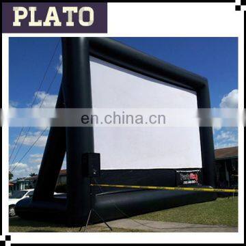 Commercial Outdoor Advertising White Matt Projection Screen