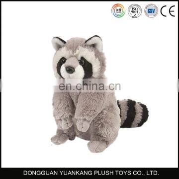 Stuffed raccoon bear plush animal toy