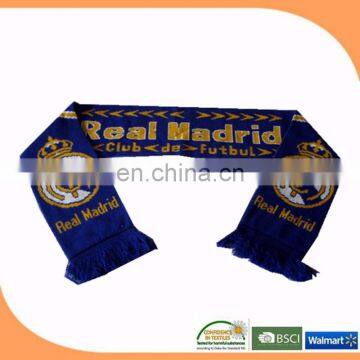 made in China football scarf scarf printing knitted scarf