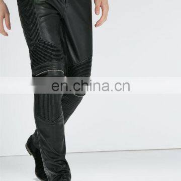 Moter Biker Leather Pants - Men Leather Pants - Sheep Leather Pants - pu Women Leather Pants -ladies Pu Leather Pants photo-3