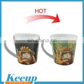 Creative Color Changing Ceramic Mug With Custom Design