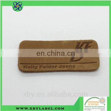 Jeans leather patch for garments