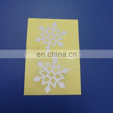 custimized Christmas gifts snow flower nickle sticker labels