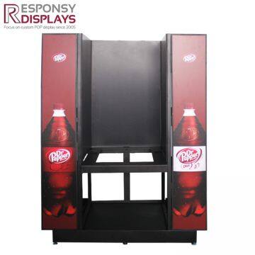 W1041xD966xH1422mm Floor Metal Energy Drink Display Racks