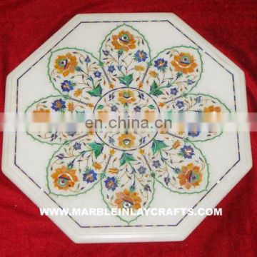 Marble Inlay Table Tops, Inlay Table Tops, Inlaid Coffee Table Top