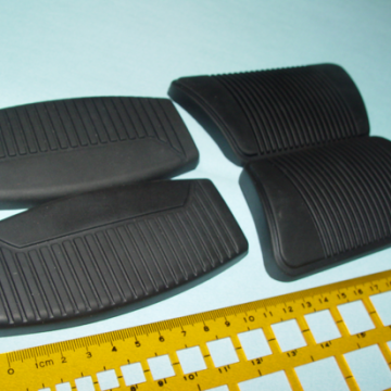 Custom injection molded brake pedal or clutch pedal covers  rubber pedal pads China Manufacturer