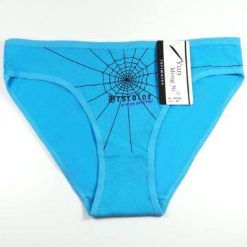 Yun Meng Ni Sexy Underwear Fancy Printed Lady Briefs Breathable Cotton Panties For Women photo-4