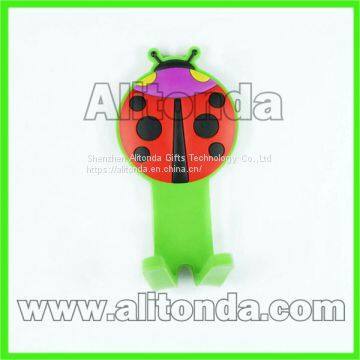 Custom magnetic bend cartoon animal cat dog hook for home