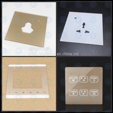 Glass Panel EU UK Standard Electric Power Light Wall Touch Switch Machine