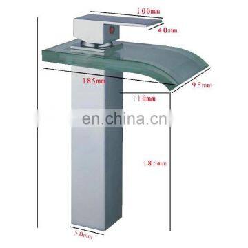 Bathroom 3 Color Changing LED Basin Faucet Water Powered Single Handle Mixer Tap photo-5