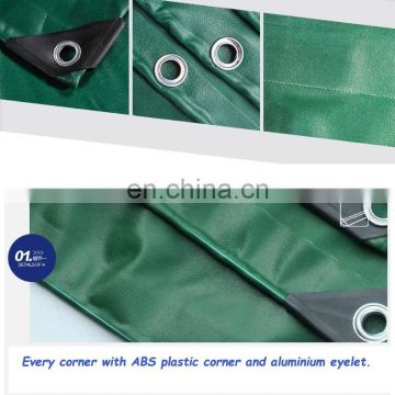 Middle East country and Pakistan 550gsm army green pvc tarpaulin products for hot weather resistance and tent tarpaulin