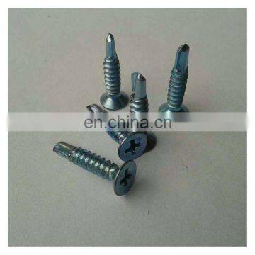 China supplier and factory Countersunk cross head self drilling screw for metal