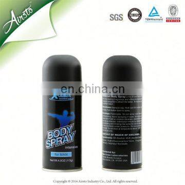 MSDS Certification Long-Lasting Aerosol Body Spray Can