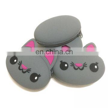 Custom Fruit Design Rubber Dropping Women Purse Novelty Promotional Coin Bag Zipper Ladies Silicone Coin Wallet photo-4