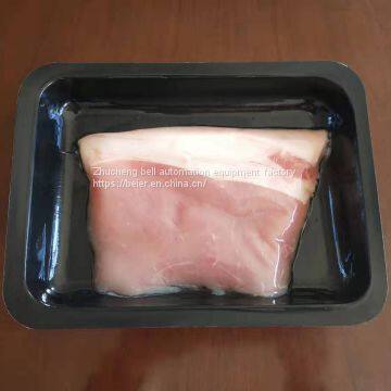 Supply full-automatic steak vacuum sticker packaging machine