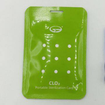 chlorine dioxide ClO2 disinfectant bag 60 Days Long Effect Above 99.9% Killing Virus Sterilization Remove card