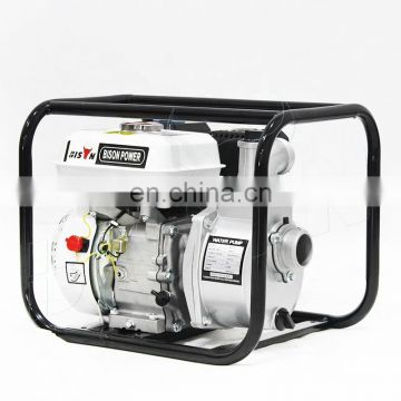 Bison China 2 inch 50mm Gasoline Water Pump 4 Stroke Petrol Water Pumping Machine Price