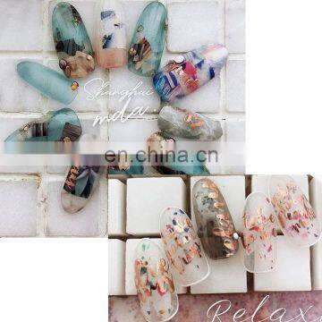 JOYFUL 362-387 Japanese Mayu Rose Gold English Letter Nail Stickers Nails 3d Adhesive Patch Nail Stickers photo-5