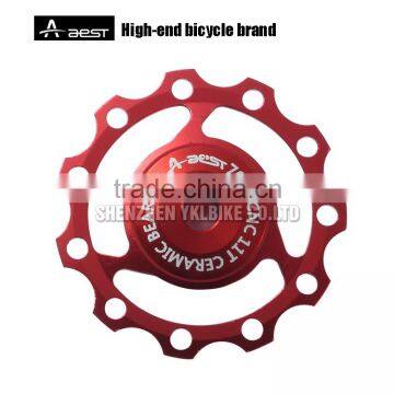 High End Bike Parts Ceramic Bearing 5mm Bicycle Rear Derailleur Pulley Guide Wheel photo-2