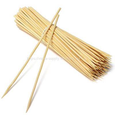 thick 12inch food bamboo skewer long for bbq chicken